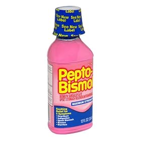 Pepto-bismol Liquid, Maximum Strength - 12 Oz
