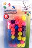 35 COLOURFUL PLASTIC BICYCLE SPOKE BEADS bike wheel