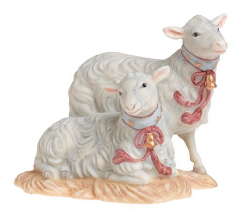 Lenox Little Town Of Bethlehem Porcelain Pair of Sheep
