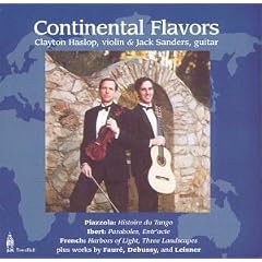 Continental Flavors by  Claude Debussy, Gabriel Faure, Tania Gabrielle French, Jacques Ibert, and David Leisner 