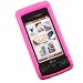 Crystal Hard Hot Pink Rubberized Cover Case for LG enV Touch VX-11000 Verizon + Pink Swivel Belt Clip [WCM89]