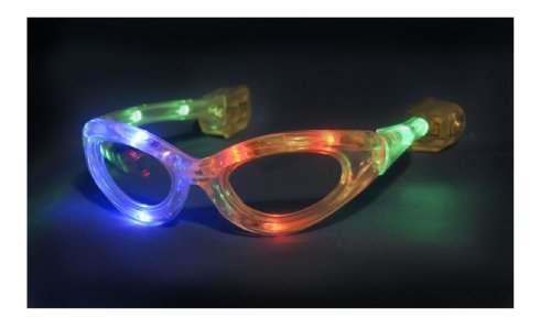 WeGlow International Flashing Multi Color Sunglasses (2 pack)