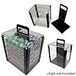 1000 Chip Capacity Clear Carrier w/Trays