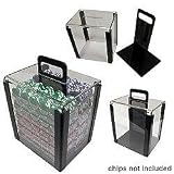 1000 Chip Capacity Clear Carrier w/Trays