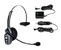 VXI BlueParrott 202524 Roadwarrior B250 Bluetooth Handsfree Headset for Cell Phones and Computers with AC and Auto Chargers