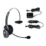 VXI BlueParrott 202524 Roadwarrior B250 Bluetooth Handsfree Headset for Cell Phones and Computers with AC and Auto Chargers