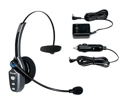 VXI BlueParrott 202524 Roadwarrior B250 Bluetooth Handsfree Headset for Cell Phones and Computers with AC and Auto Chargers