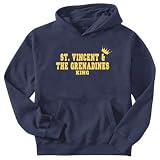Sweatshirt Navy Blue  St. Vincent & The Grenadines King  Country