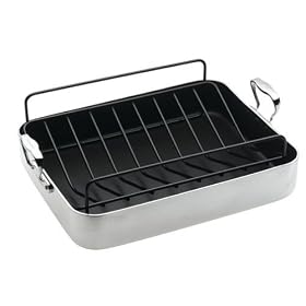 CHEFS DESIGN 1218 18-Inch French Roaster with Roasting Rack by Wisconsin