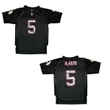 Children / Boys NFL Washington Redskins McNABB #5 Athletic Comfortable Fit Short Sleeve Jersey Shirt - Black (Size: S(8) )