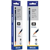 BAZIC #2B Premium Wood Pencil, Blue, 12 Per Pack