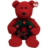 416ECFOJc7L. SL160  TY Beanie Buddies 2006 Holiday Teddy