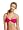 Jessica Simpson Women's Twist Bandeau Bra, Watermelon, Small