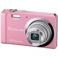 Casio Exilim EX-ZS6 Digitalkamera (16 Megapixel, 5-fach opt. Zoom, 6,9 cm (2,7 Zoll) Display, bildstabilisiert) rosa