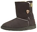 Golddigga Womens Button Boot Black
