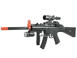 HY015C Spring Airsoft Rifle 230-FPS, Great Beginner Airsoft Gun with Tactical Light and Faux Scope