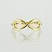 10k Yellow Gold Infinity Ring