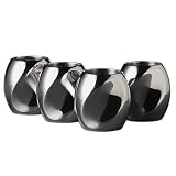 Nambé Twist Napkin Rings, Set of 4