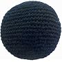 Solid Black Hacky Sack