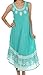 Sakkas Batik Flower Caftan Tank Dress/Cover Up