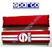 Sparco (2 Inch) 77 Line Red Color Seat Belt Shoulder Harness Pad