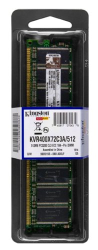 Kingston KVR400X72C3A/512 64MX72 DDR400 CL333 UNB DDR Non-ECC Value RAM Memory