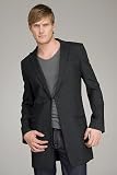 Review   / Endovanera Frock Charcoal Wool Blazer