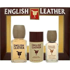 English Leather for Men 3 Piece Holiday Set Includes: 3.4 oz Cologne Pour * 3.0 oz Deodorant Stick + 1.7 oz After Shave Pour