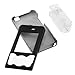 Sony Ericsson W580, W580i Solid Black Crystal Snap-on Cover Case with Clip
