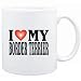 Mug White " I LOVE Border Terrier " Dogs
