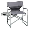 Coleman Deck Chair with Side Table - Gray