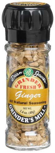 Dean Jacobs Ginger, 1.4-Ounce Grinder Jars (Pack of 6) by Dean Jacobs