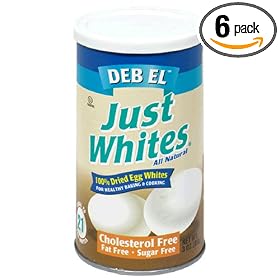 Deb-El Just Whites, 3-Ounce Containers (Pack of 6)