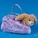 CUTE PLUSH PUPPY DOG GIRL's PURSE - Purple **NEW + On SALE!**
