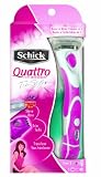 Schick Quattro For Women Trimstyle Razor & Bikini Trimmer Pink/White