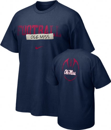 Mississippi Rebels Nike 2009 Team Issue Football Sideline Tee