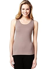Fairtrade Cotton Rich Scoop Neck Vest with Stay New™