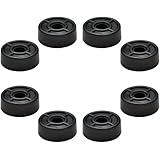 Seismic Audio RubberFeet2-8Pack Rubber Feet for Speaker Cabinets, Amplifiers, Rack Cases and Subwoofers - 8-Pack