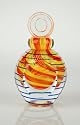 X50 Yummy Yellow and Orange Colored Glass Perfume Bottle