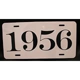 1956 YEAR LICENSE PLATE by Motown Automotive Design