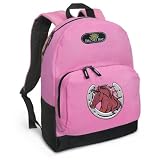 Horse Theme Backpack Pink Horse design for Travel, Daypack CUTE School Bags Best Unique Cute Gifts for Girls, Students Ladies -