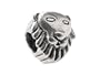 Zable(tm) Sterling Silver Lion Face Bead / Charm