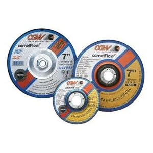 CGW Abrasives 36107 4-1 2X1 4X7 8 Type 27 Depressed Center Wheel (1 EA) by CGW Abrasives