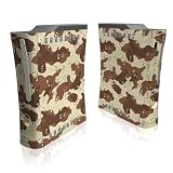 Desert Camo Design Xbox 360 Front Panel Protector Skin Decal Sticker