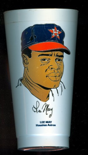 1973 Lee May Houston Astros 7 Eleven Baseball Cup