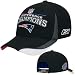 New England Patriots 2007 AFC Champions Locker Room Cap with Super Bowl XLII Logo