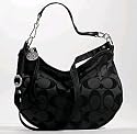AUTHENTIC COACH ALI SIGNATURE LARGE HOBO 13656 (Black)