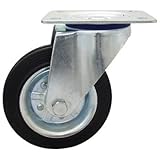 プレスキャスター 自在車（ゴム（B入）車） 150mm（プレスキャスター）