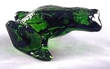 Lalique Frog Amber Jumping