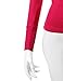 Doublju Womens Fitted Long Sleeve V-Neck Thermal T-Shirt